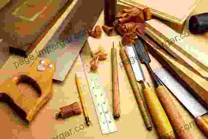 A Craftsman Working On A Piece Of Wood, Surrounded By Traditional Tools And Materials Counting Sheep: A Celebration Of The Pastoral Heritage Of Britain