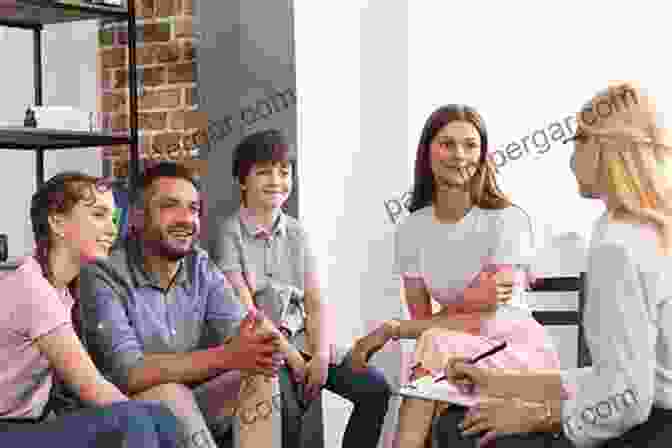 A Family Sitting Together In A Therapy Session The Smart Stepfamily: Seven Steps To A Healthy Family