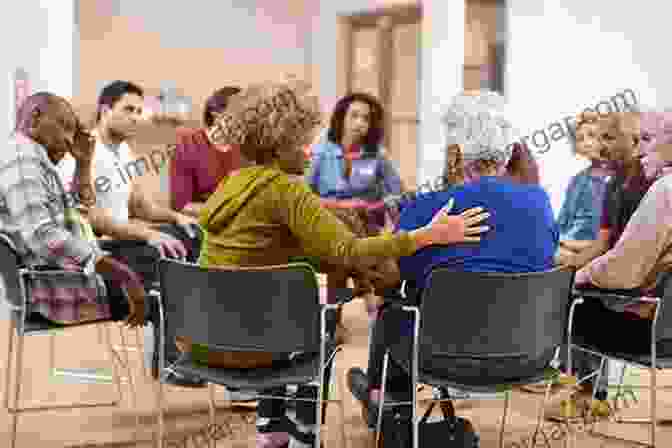 A Group Of People Sitting In A Support Group, Sharing Their Experiences And Offering Support Cradled In The Arms Of Jesus: A Story Of Faith Hope And Mental Wellness