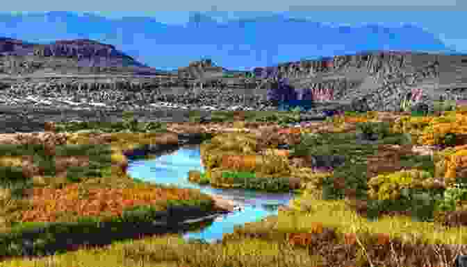 A Motorcycle Riding Through A Scenic Canyon In Big Bend National Park Motorcycle Riding The Big Bend National Park Region