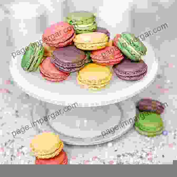 A Plate Of Macarons, Delicate French Pastries Made With Almond Flour, Sugar, And Egg Whites, And Filled With A Variety Of Flavors. Famous Iconic French Dishes: French Cuisine: French Culinary Phrases