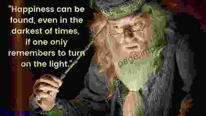 A Portrait Of Albus Dumbledore, With A Quote About The Power Of Love. Harry Potter Collector S Handbook William Silvester