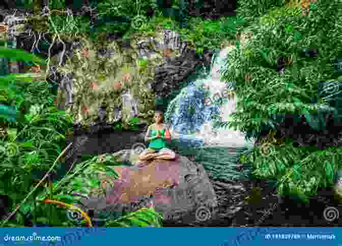 A Woman Meditating In Nature, Surrounded By Lush Greenery And Flowers Beauty As A State Of Being: Mastering Mind And The Spiritual Path