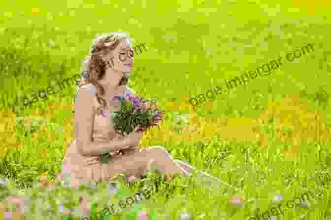 A Woman Sitting In A Field Of Flowers, Smiling And Looking Relaxed The Gift Of A Happy Mother: Letting Go Of Perfection And Embracing Everyday Joy