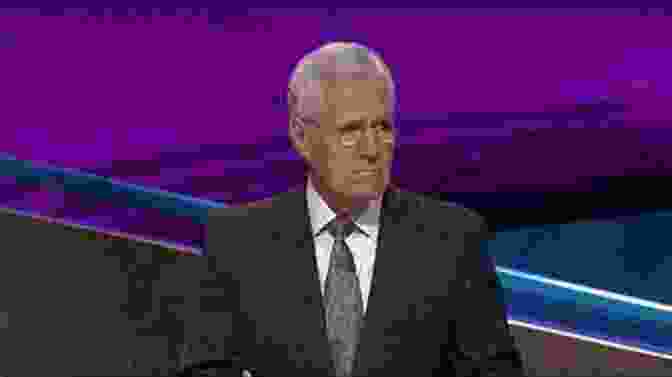 Alex Trebek And Reuben Advani Laughing And Hugging On The Set Of Jeopardy! PEOPLE Alex Trebek Reuben Advani