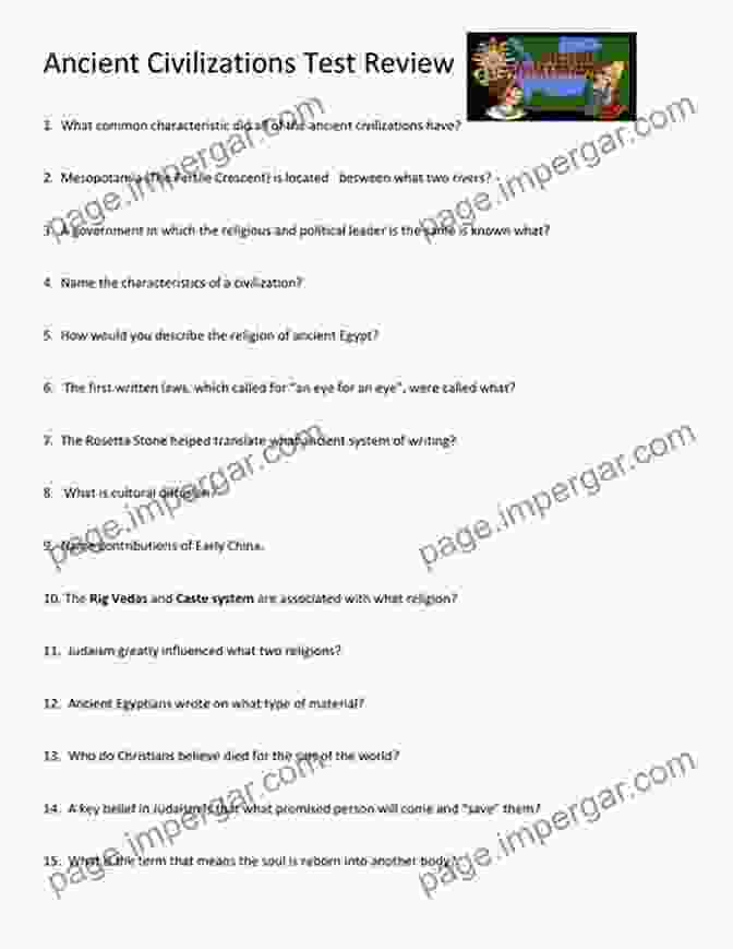 Ancient Civilizations Quiz Question The Complete Quiz Book: 2000 Questions And Answers To Engage All Minds (The Great 5)