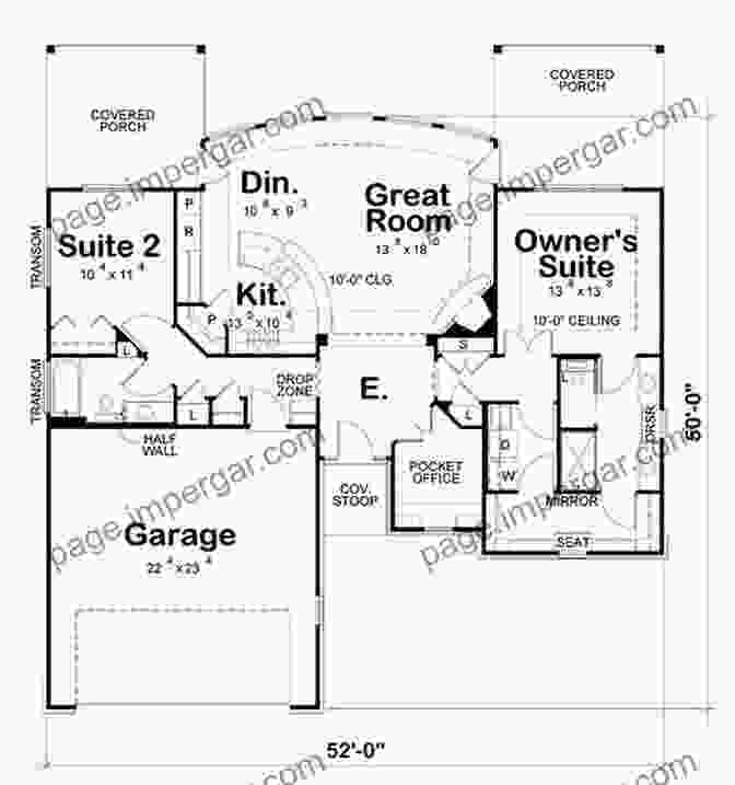 Bedroom House Plan Bedroom Bathroom Car Book Cover 3 Bedroom House Plan 3 Bedroom 2 Bathroom 2 Car: Concept Plans Includes Detailed Floor Plan And Elevation Plans Small Home House Plan (house Plans Under 1500 Sq Ft)