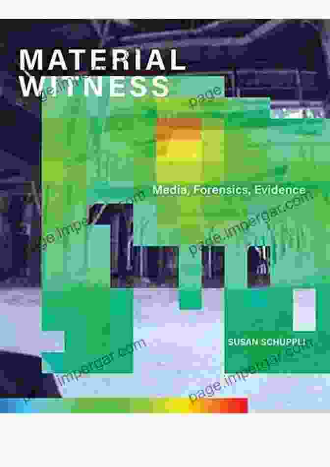 Book Cover Of 'Material Witness: Media Forensics Evidence Leonardo' Featuring A Close Up Of Leonardo Da Vinci's 'Mona Lisa' Painting With Magnifying Glass And Scientific Tools Superimposed Over It MATERIAL WITNESS: Media Forensics Evidence (Leonardo)