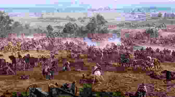 Canons Firing At The Battle Of Gettysburg Civil War Artillery At Gettysburg