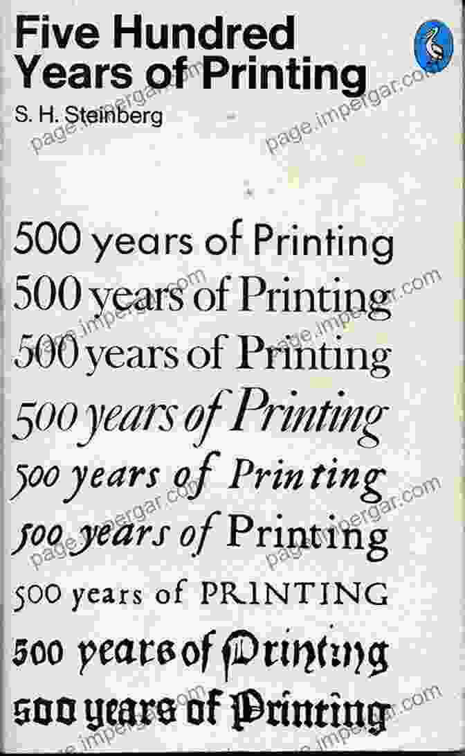 Five Hundred Years Of Printing Book Cover Five Hundred Years Of Printing