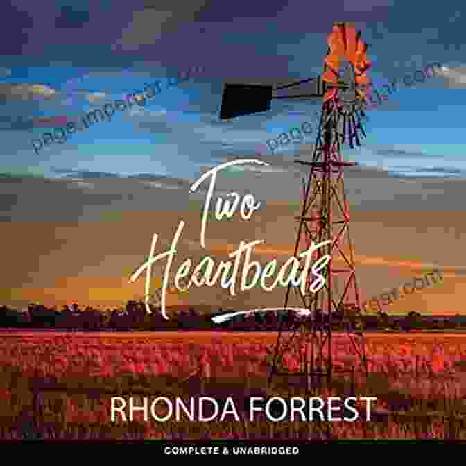 Rhonda Forrest's 'Two Heartbeats' Book Cover With Two Overlapping Hearts, One Red And One Blue Two Heartbeats Rhonda Forrest