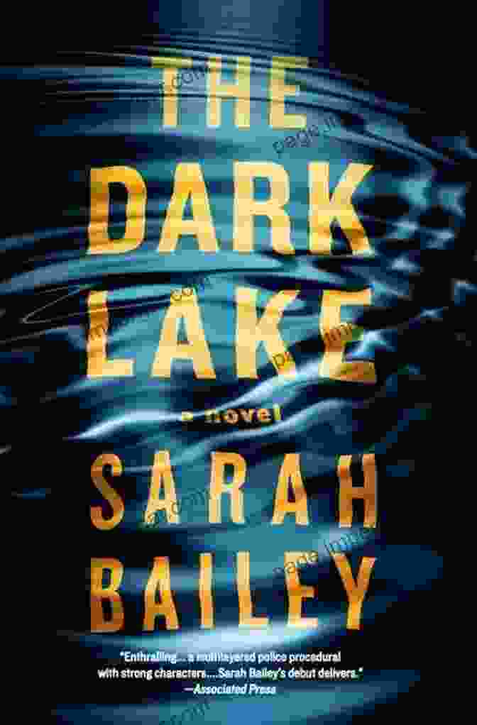 The Dark Lake Book Cover Featuring A Woman's Face Reflected In The Water, With A Dark And Mysterious Atmosphere The Dark Lake (Gemma Woodstock 1)